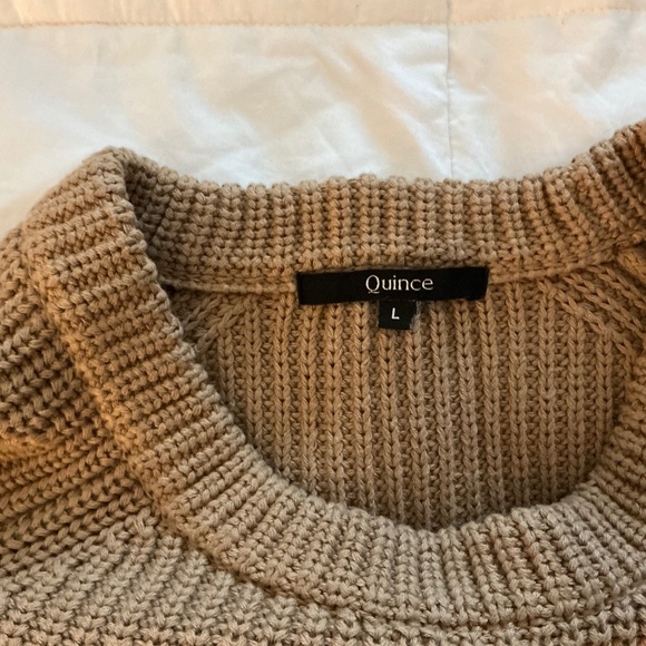 QUINCE COTTON FISHERMAN SWEATER - Picture 3 of 5